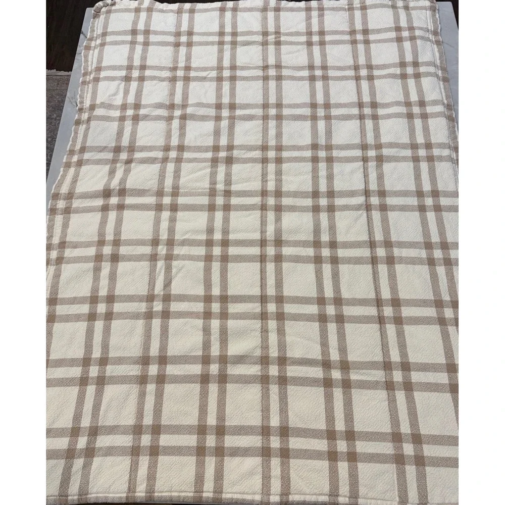 Beddy's Hamilton FULL Size Plaid Zipper Bedding Minky Interior 54x75 TOP ONLY